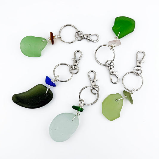 Sea Glass Keychains