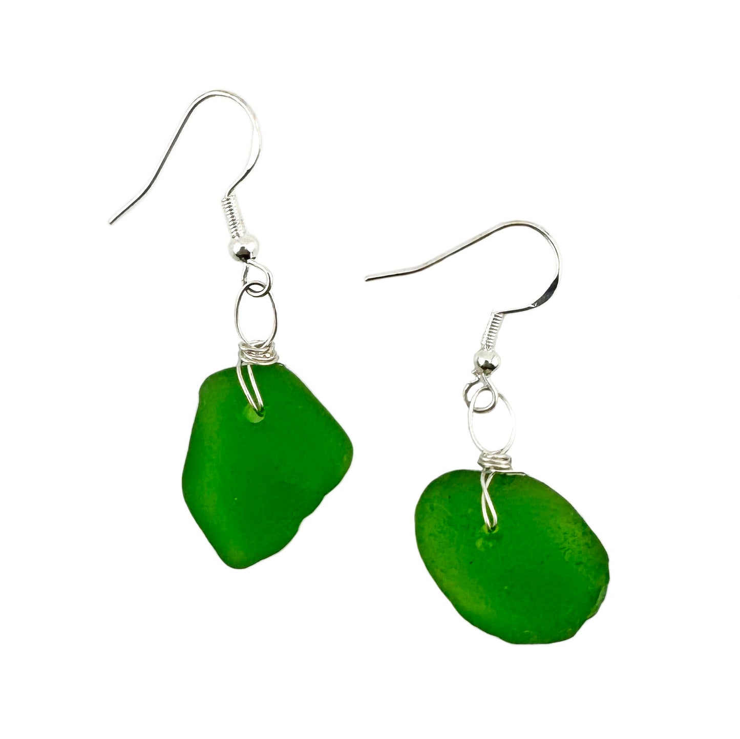 Sea Glass dangle earrings