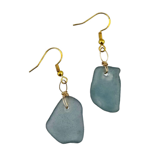 Sea Glass dangle earrings