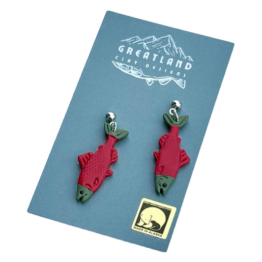 Sockeye Clay Earrings