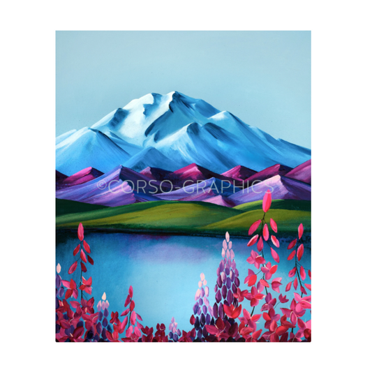 Denali Fireweed prints