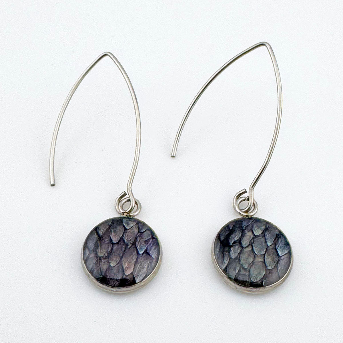 Fish Skin Drop earrings