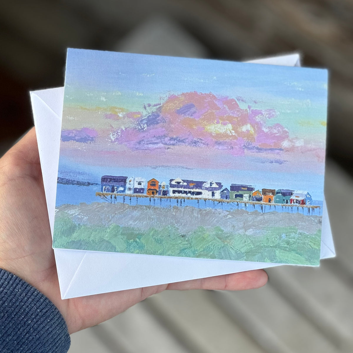 Homer Shores Sunset card