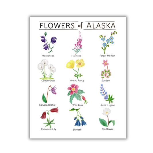 Flowers of Alaska prints
