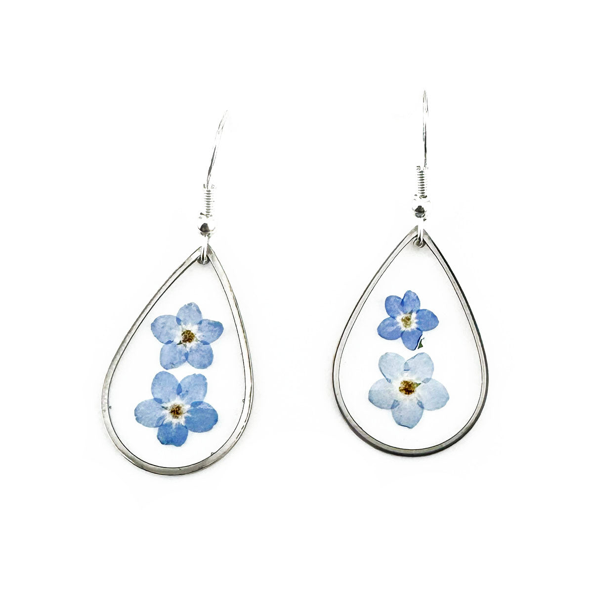 Forget-Me-Not Teardrop earrings