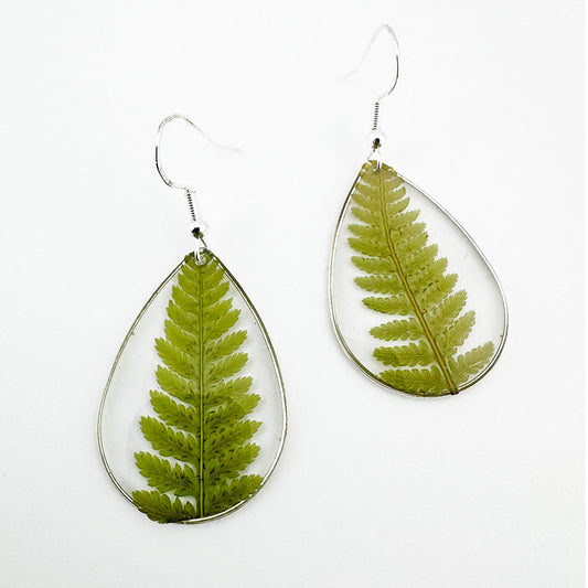 Fern Teardrop earrings