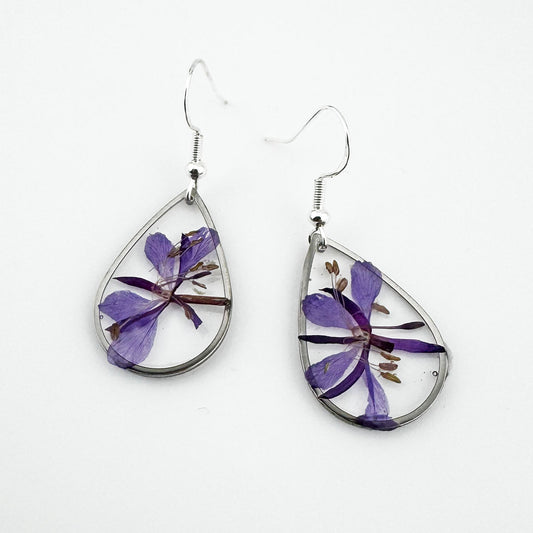 Fireweed Teardrop earrings