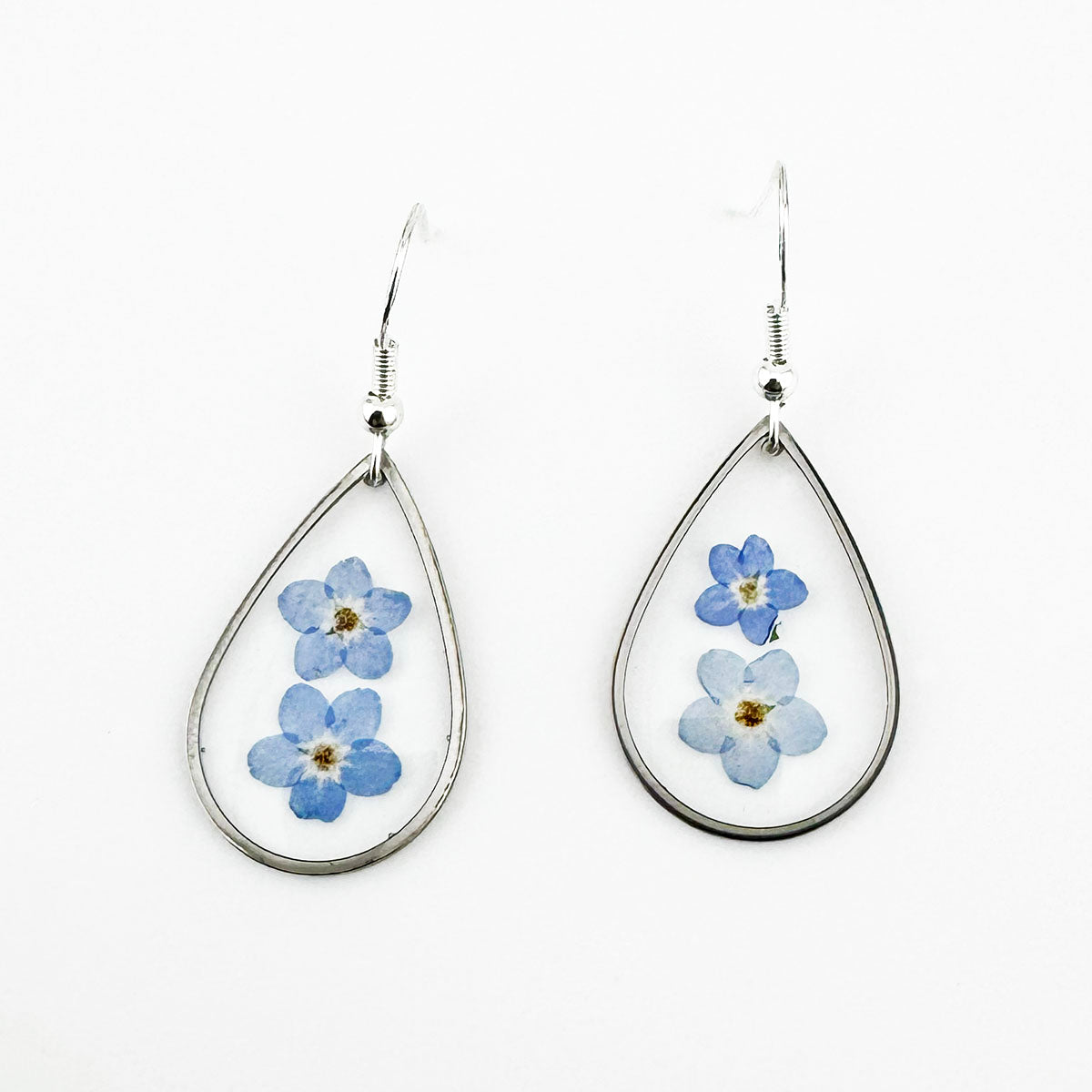 Forget-Me-Not Teardrop earrings