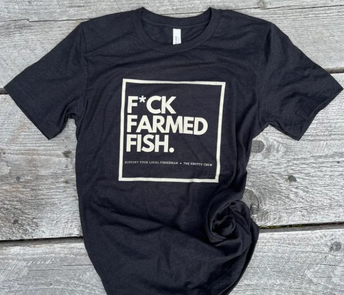 F*ck Farmed Fish Tee