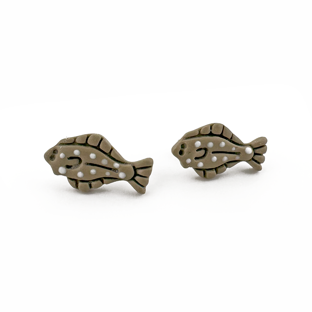 Halibut clay studs