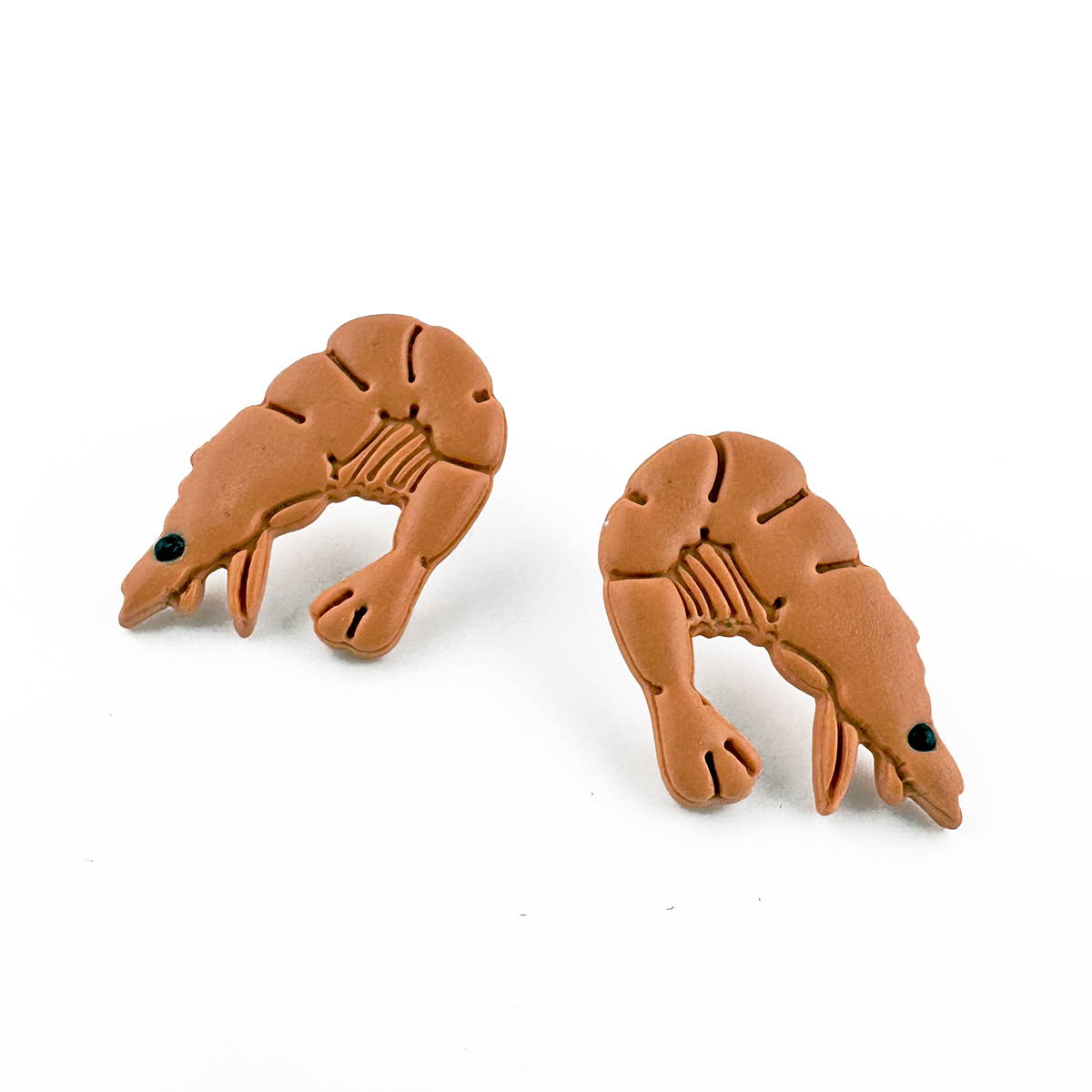 Shrimp Clay earrings