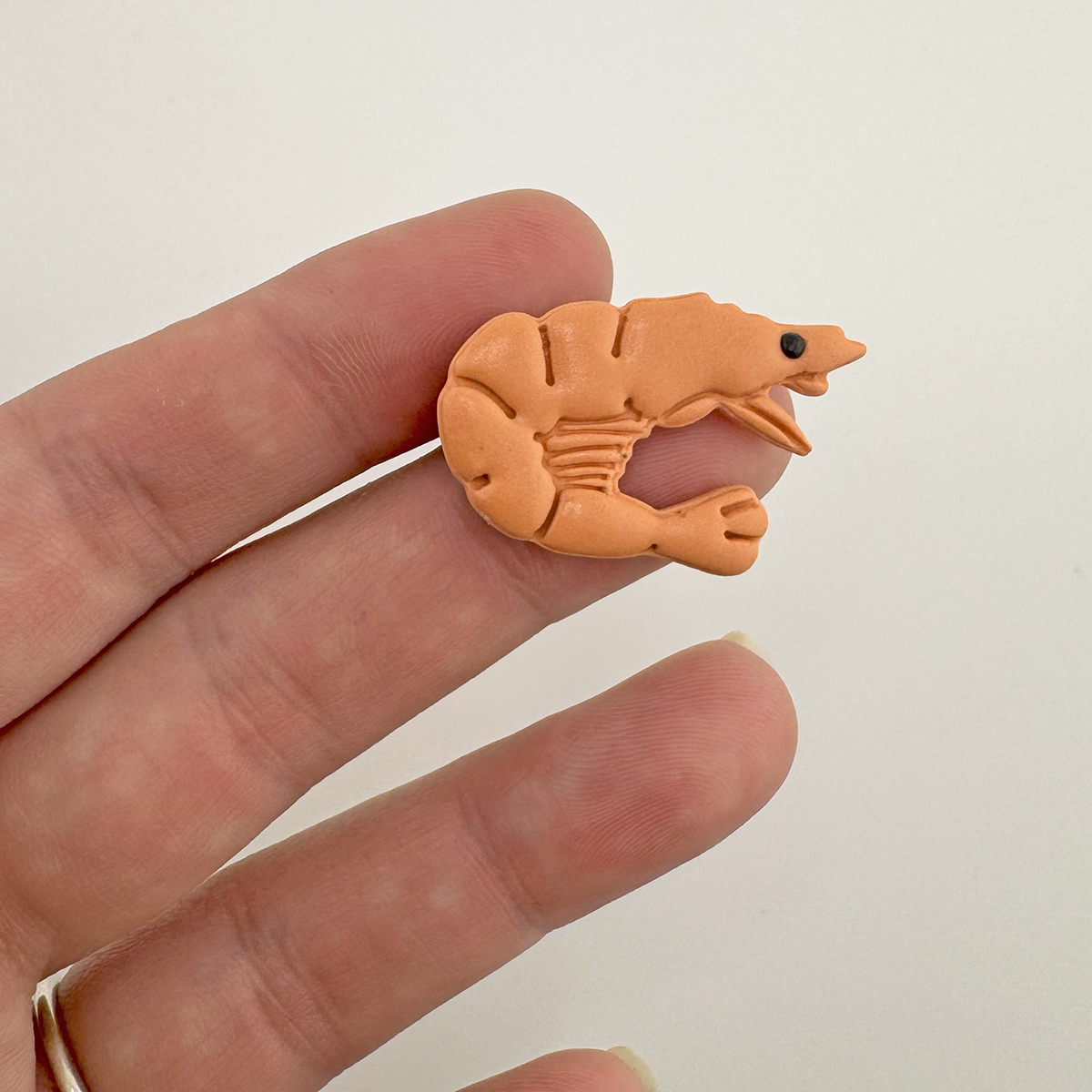 Shrimp Clay earrings