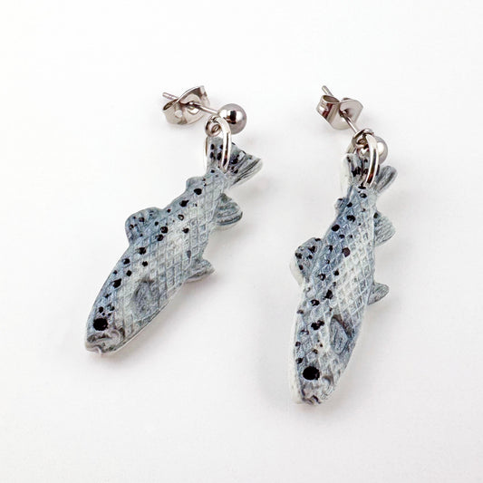 Coho Clay Earrings