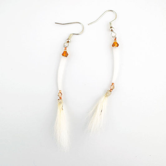 Cotton Grass earrings