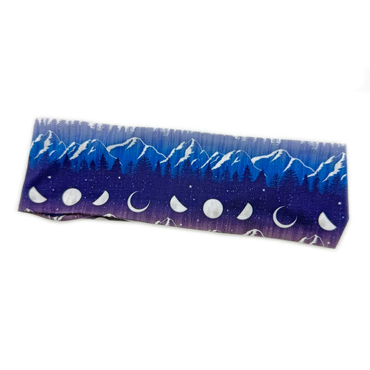 Moon Phase stretch headband