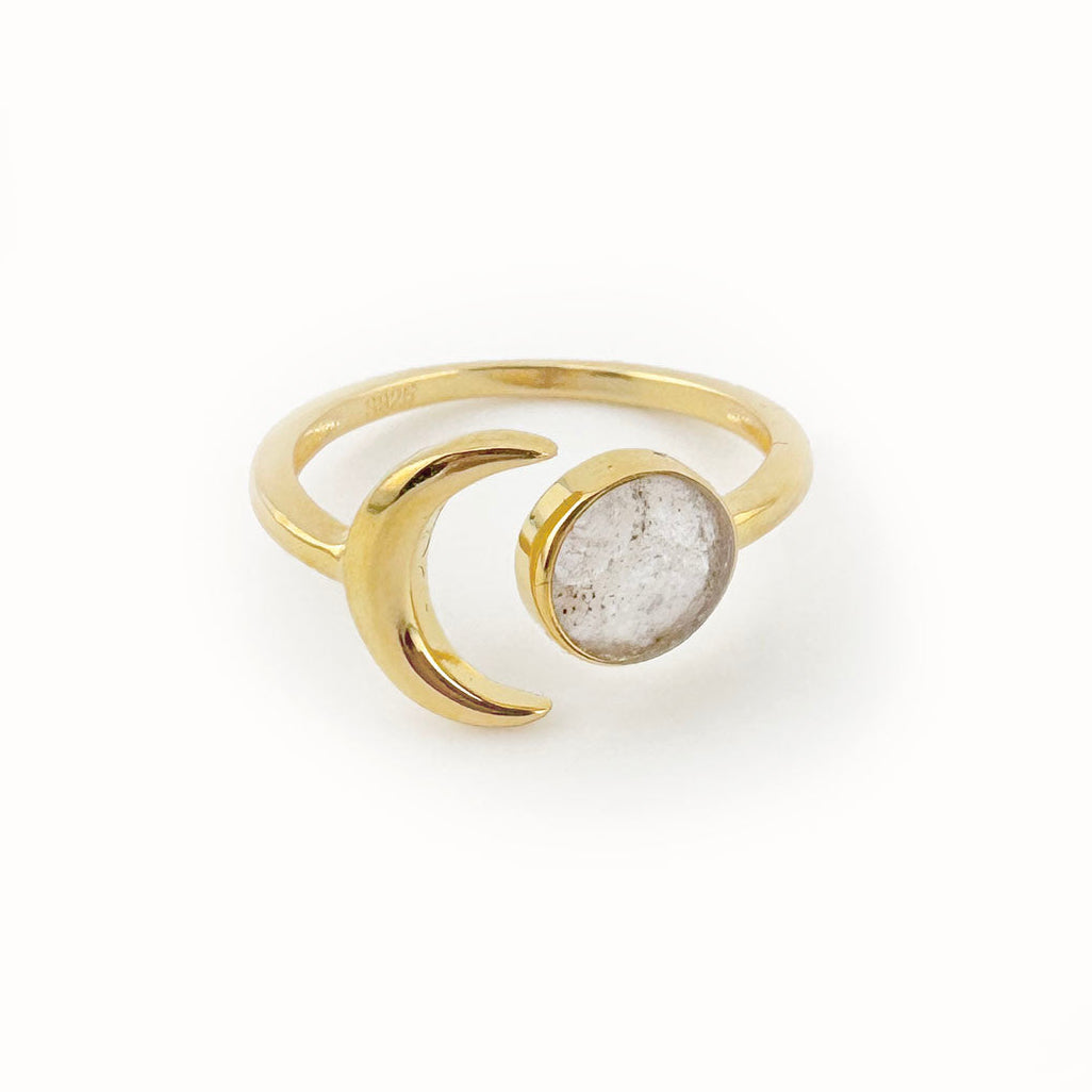 Moon Salmon Skin ring