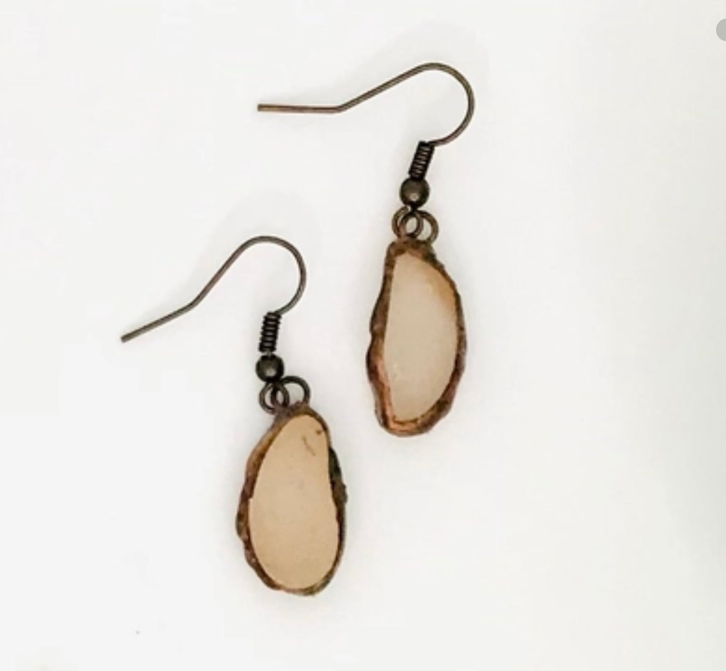 Rustic Simple Sea Glass earrings