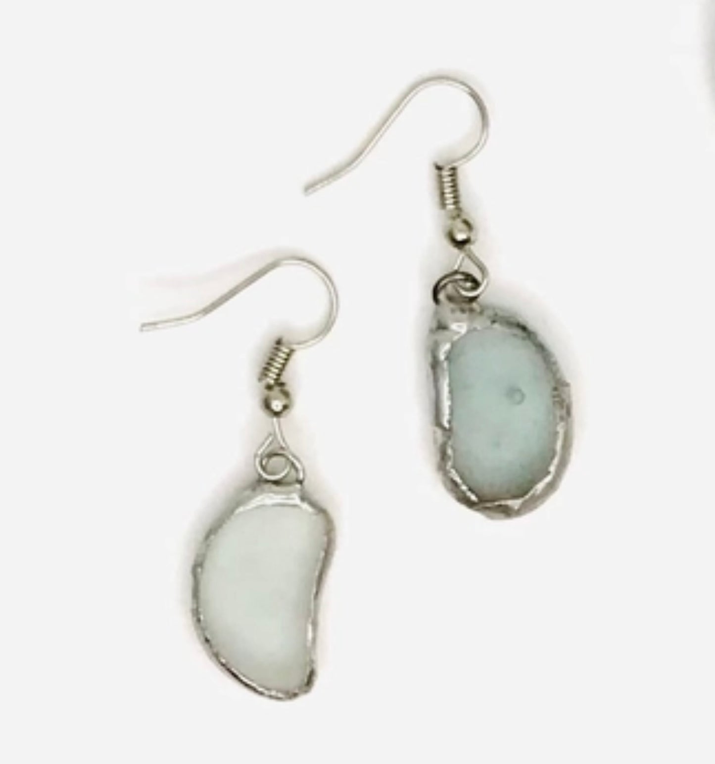 Rustic Simple Sea Glass earrings