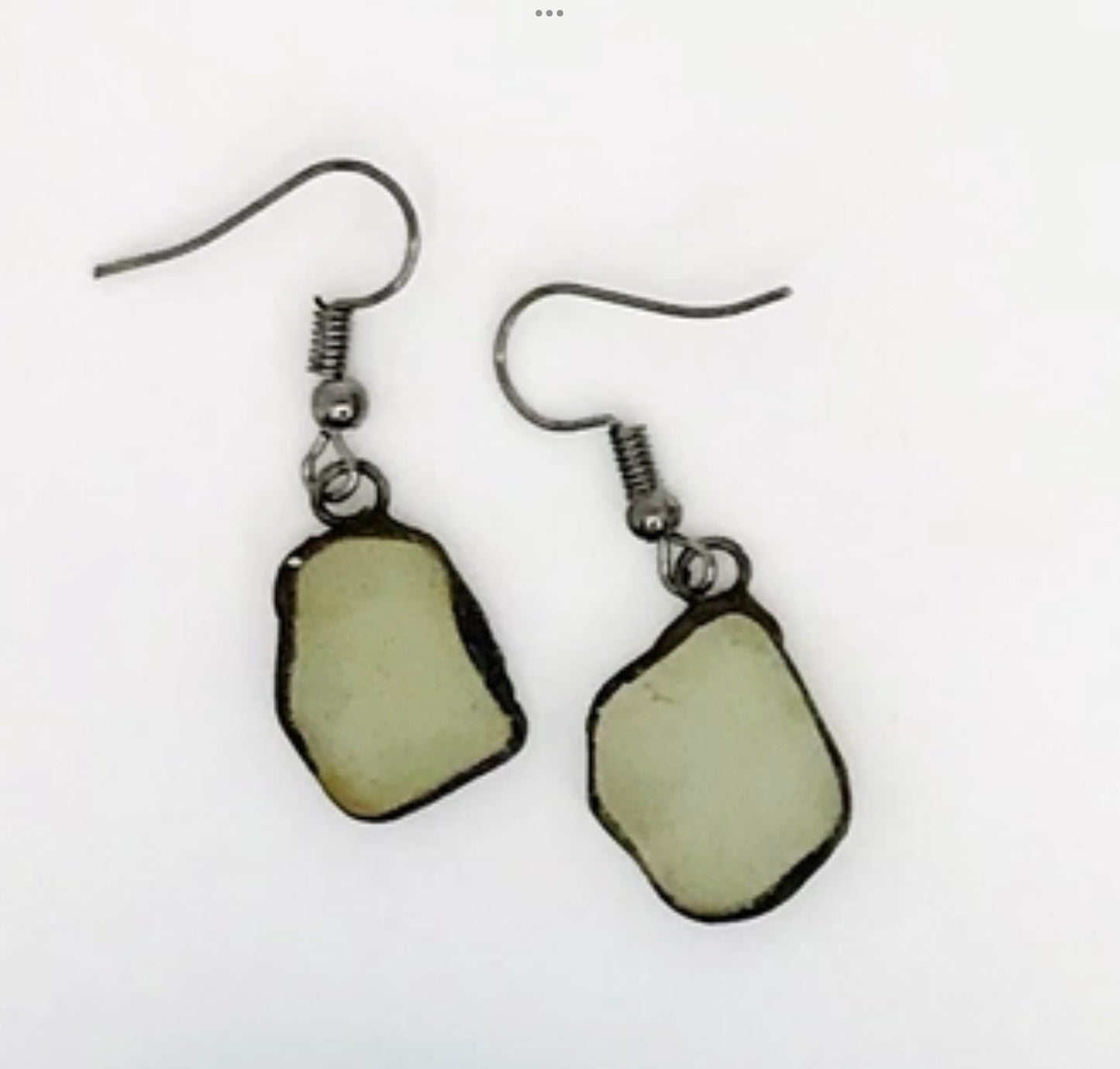 Rustic Simple Sea Glass earrings