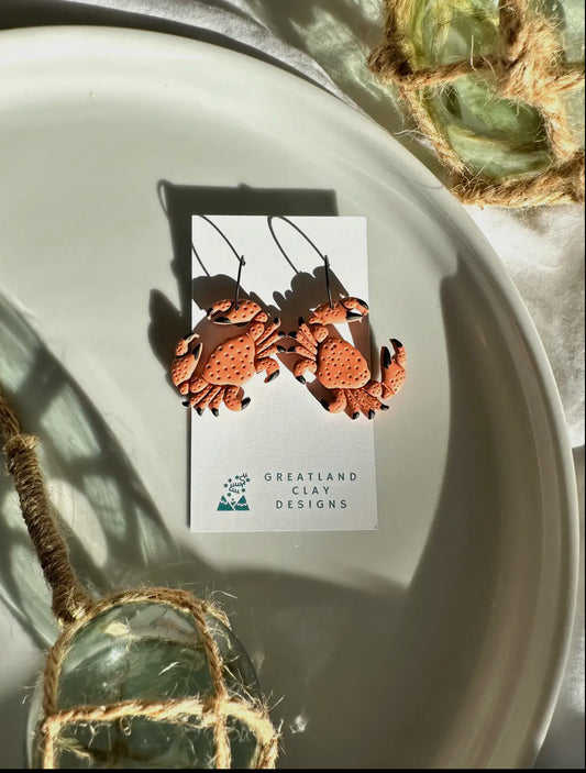 Crab Dangle Earrings