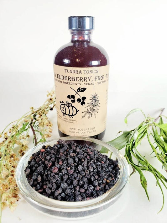 Stinkweed, Elderberry, Fire-Tonic Syrup