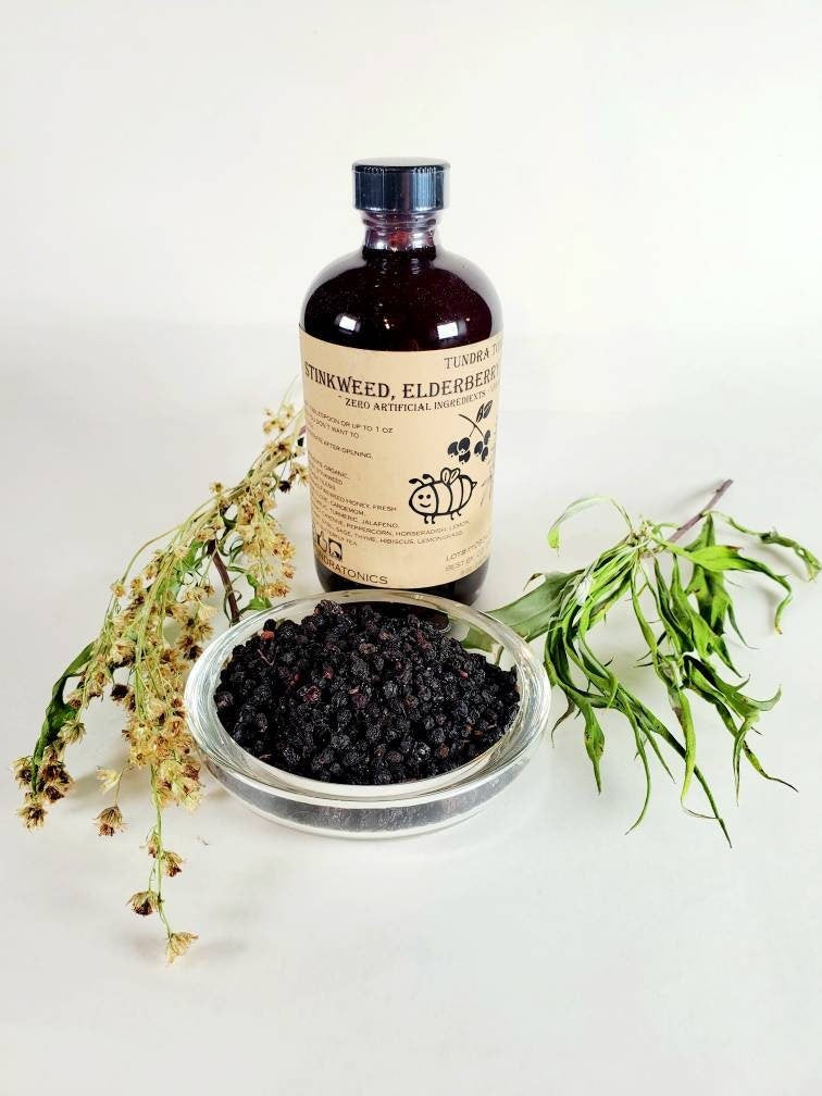 Stinkweed, Elderberry, Fire-Tonic Syrup