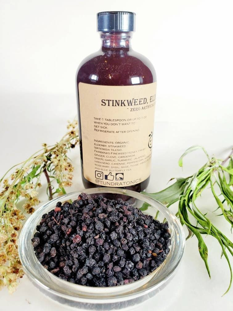 Stinkweed, Elderberry, Fire-Tonic Syrup