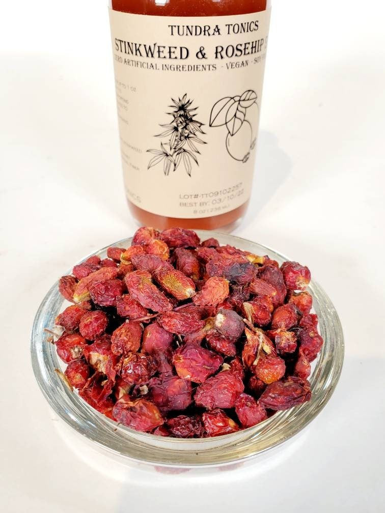 Wild Rose Hip, Alaskan Wormwood, Raw Fireweed Honey Syrup