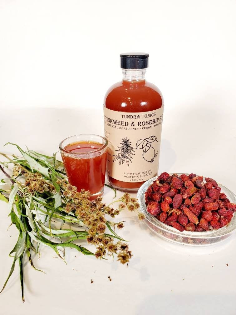 Wild Rose Hip, Alaskan Wormwood, Raw Fireweed Honey Syrup