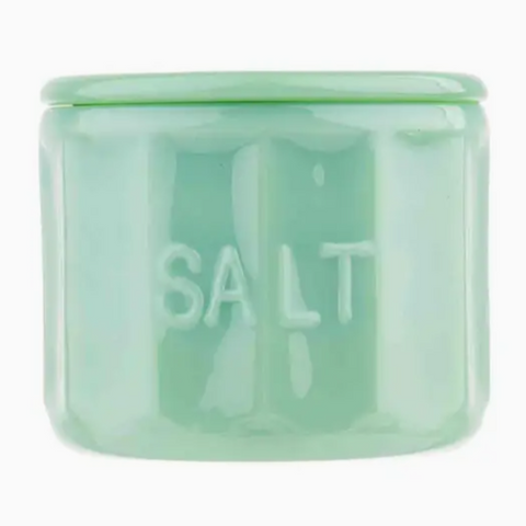 Jadeite Glass Salt Cellar