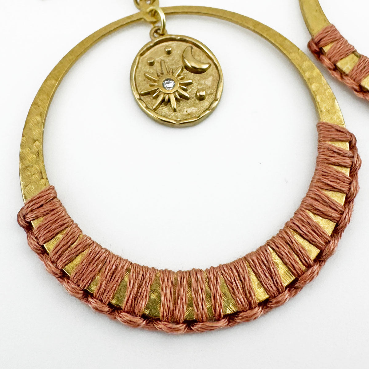 Celestial Macramé hoops