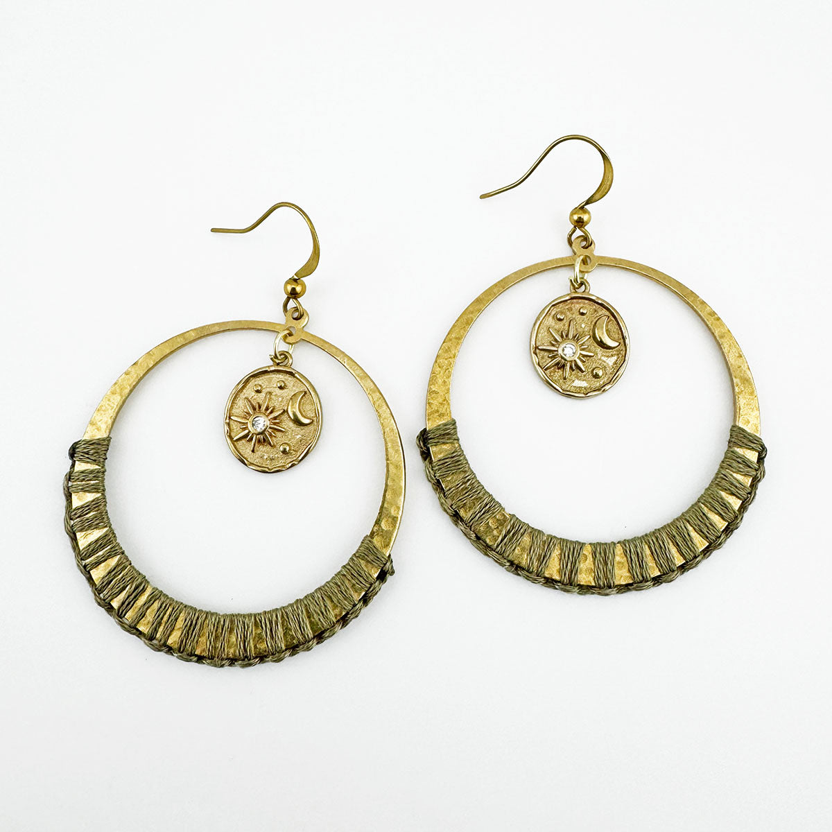 Celestial Macramé hoops