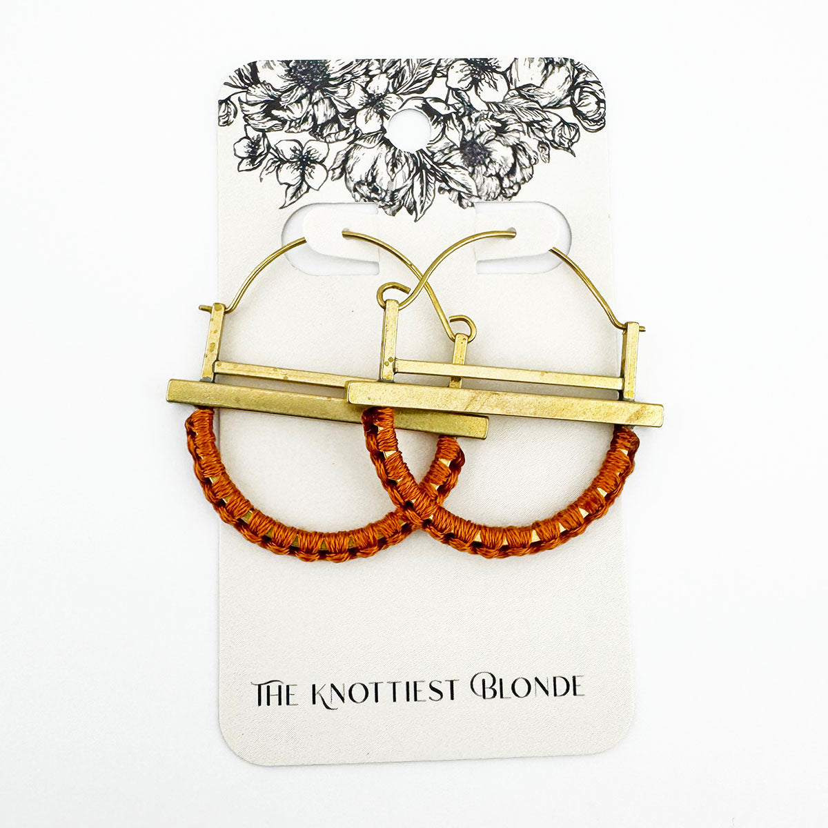 Double Bar Macramé earrings