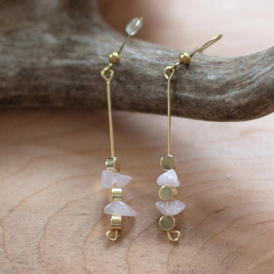 Gemstone Drop earrings