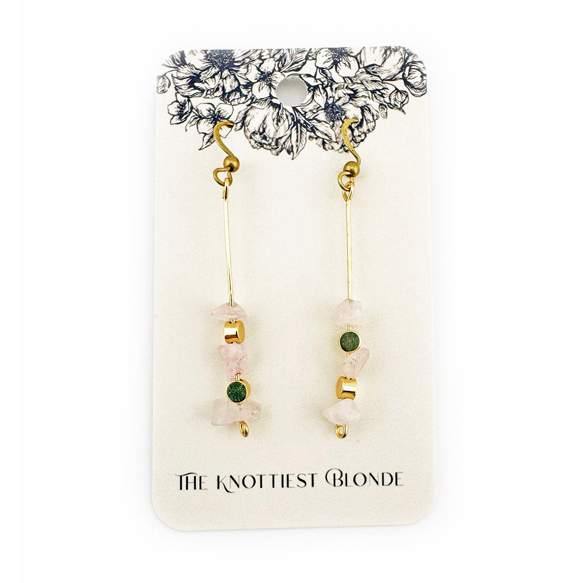 Gemstone Drop earrings