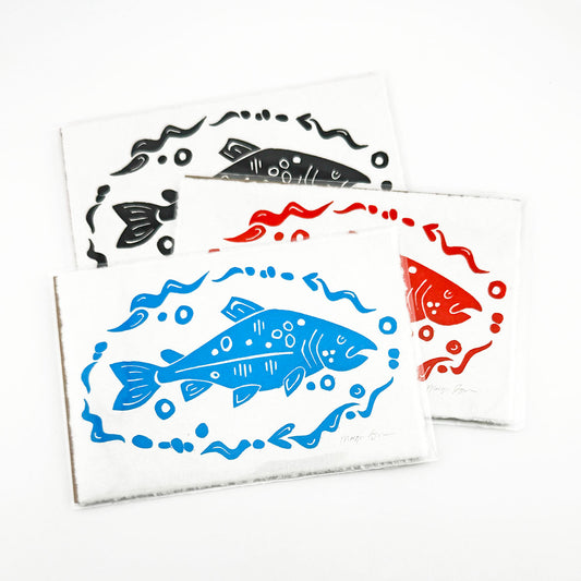 Salmon mini prints
