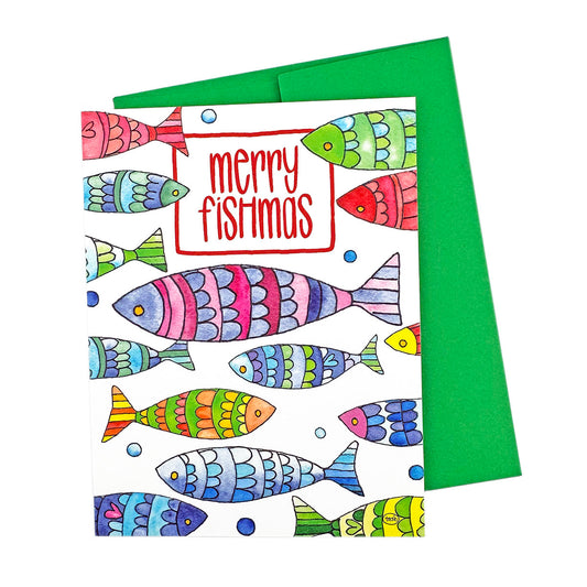 Merry Fishmas card