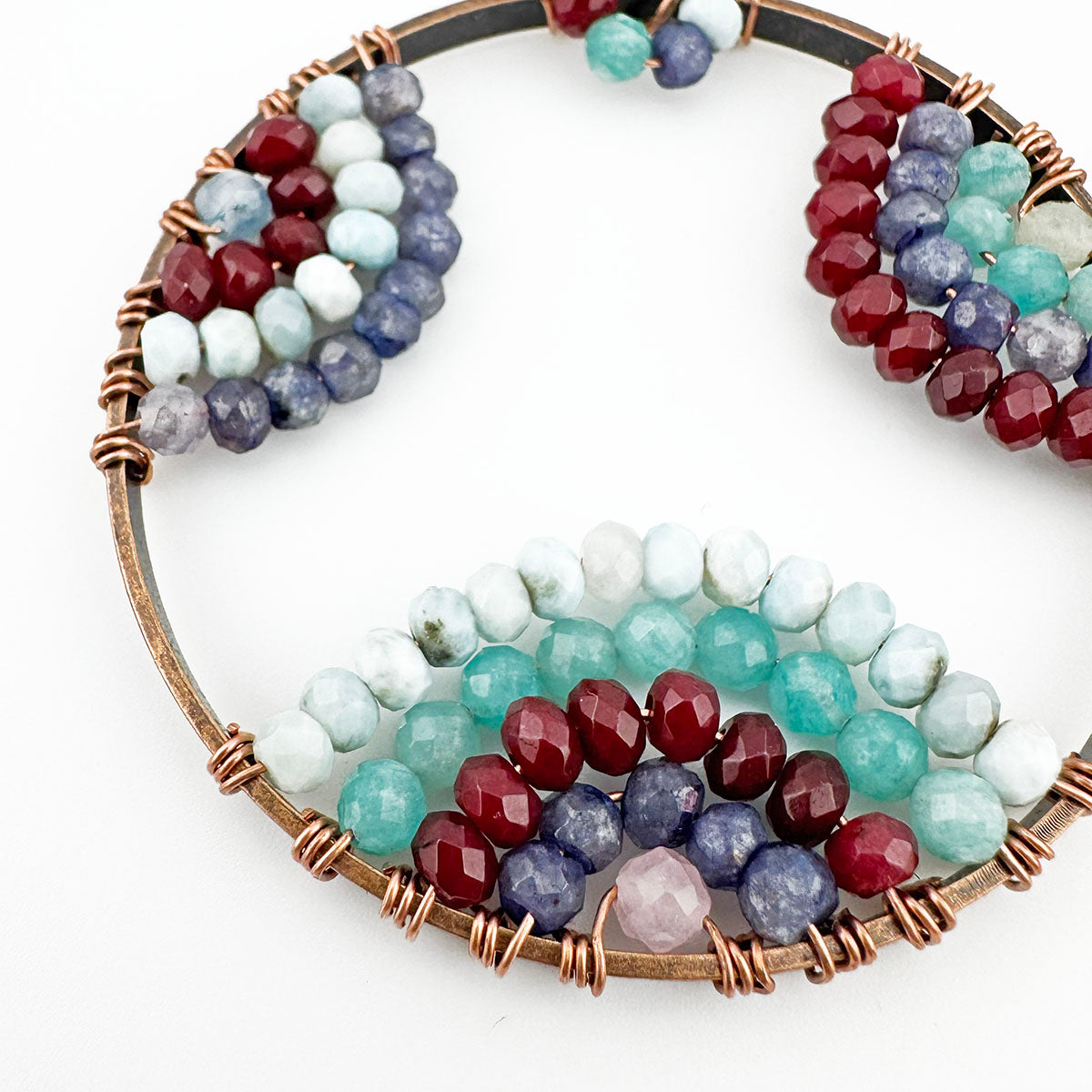 Sparkle Party Copper Hoop earrings