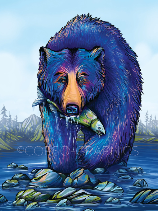 River Bear prints