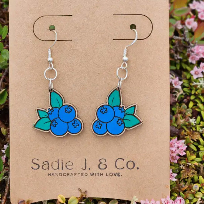 Blueberry Cluster earrings
