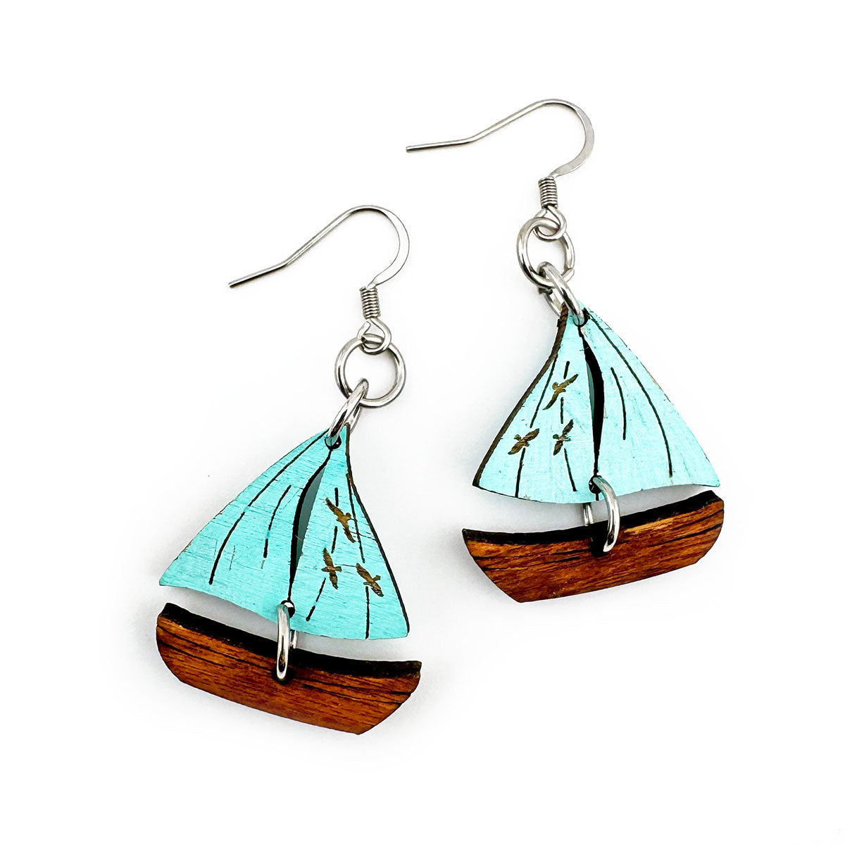 Sailboat earrings