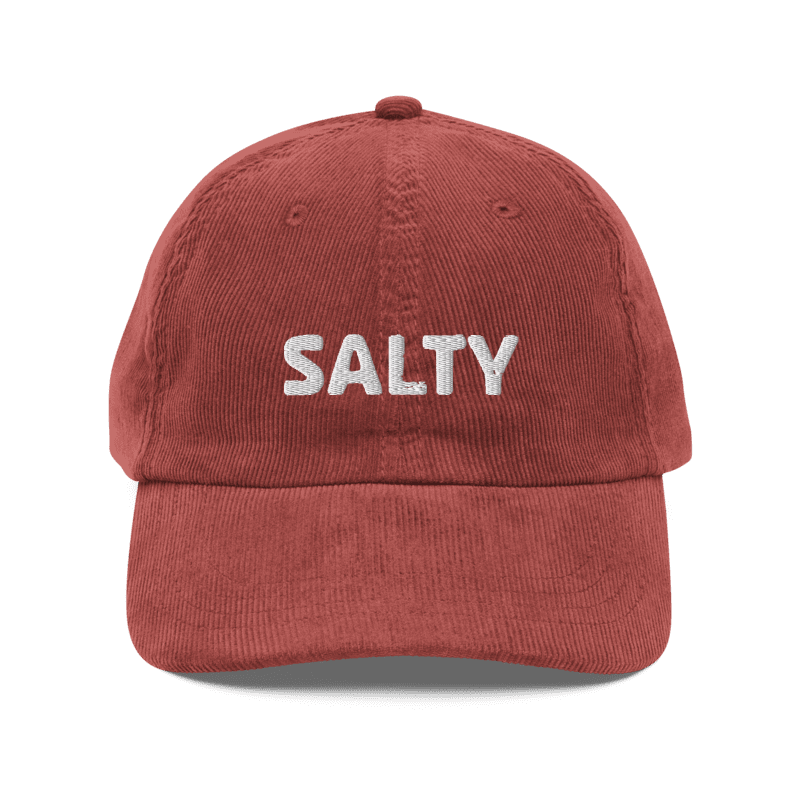 Salty corduroy hat