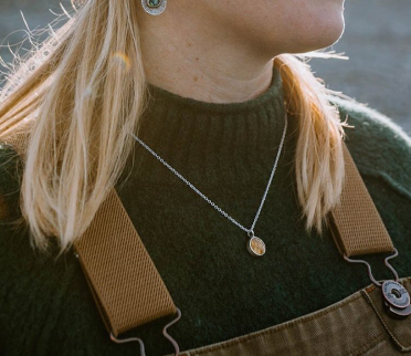 Salmon Skin Small Fry necklace