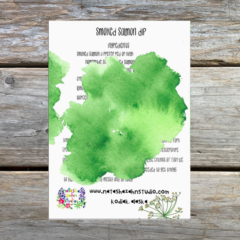 Smoked Salmon Dip Recipe card