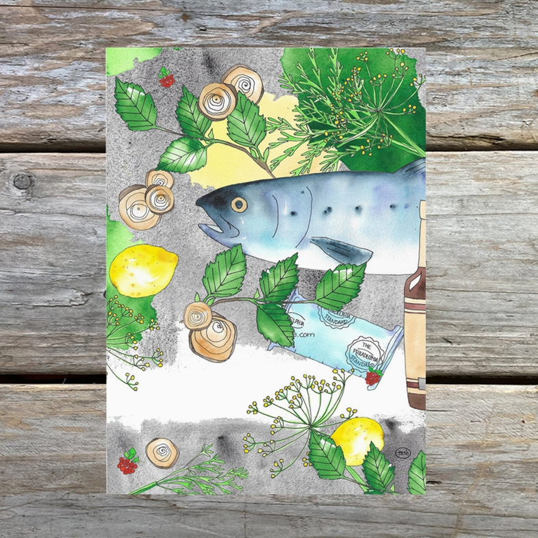 Smoked Salmon Dip Recipe card