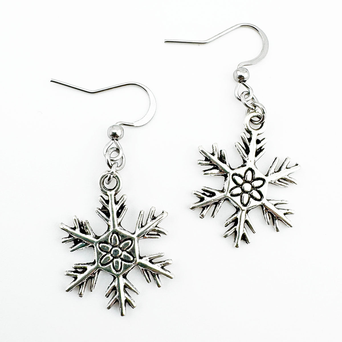 Snowflake earrings