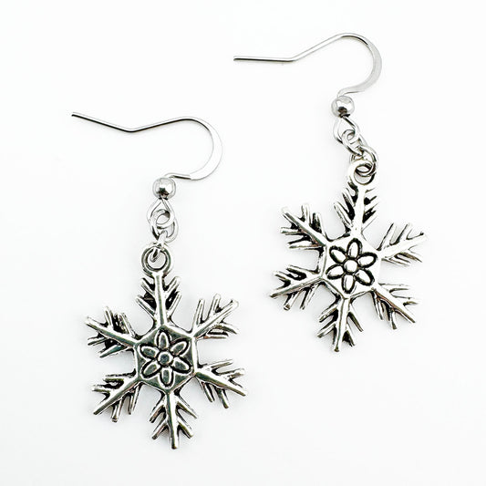 Snowflake earrings