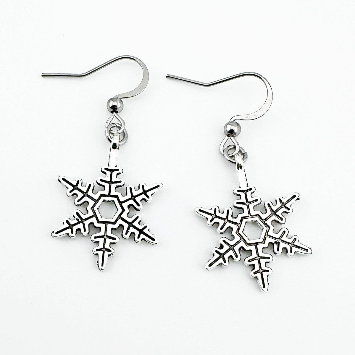 Snowflake earrings