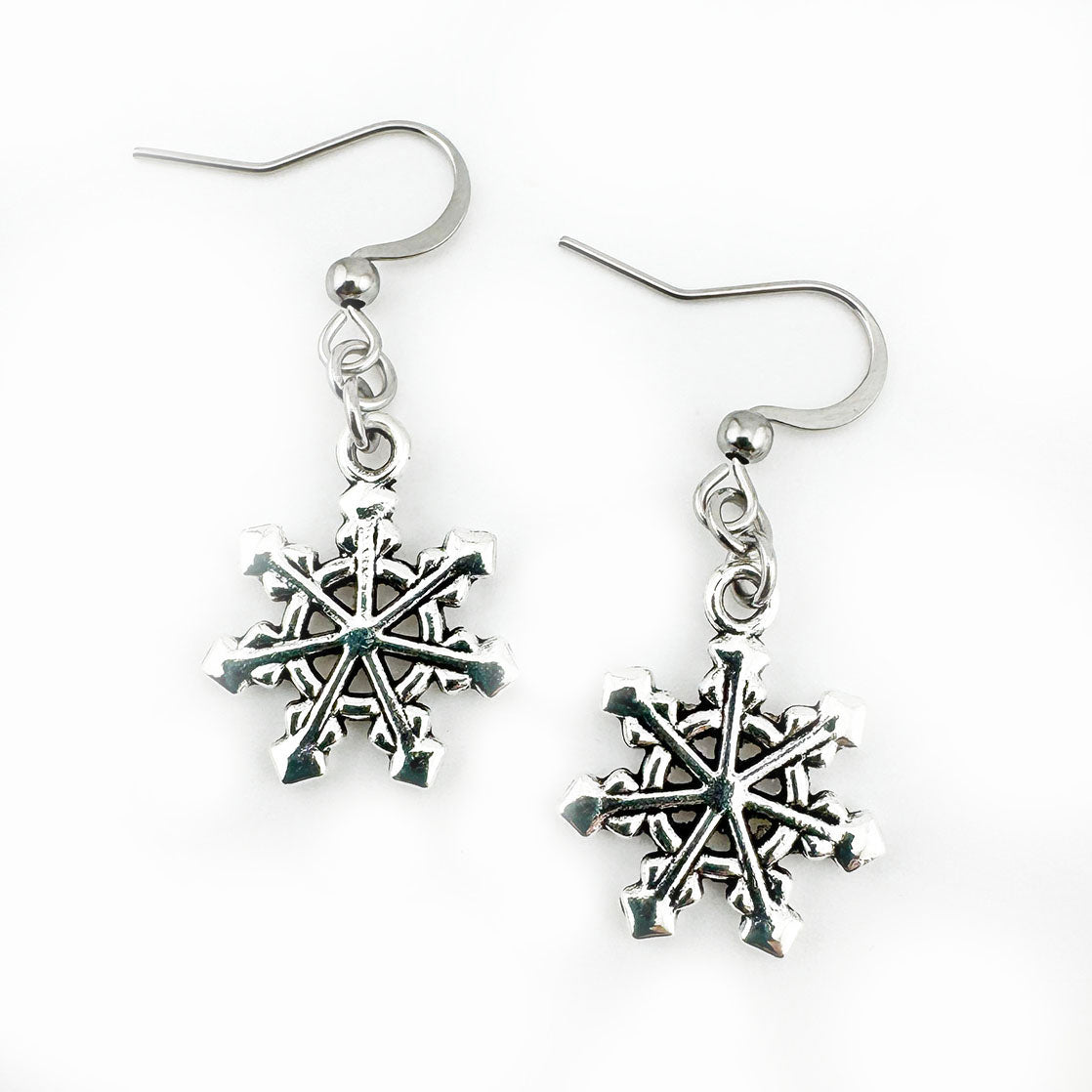Snowflake earrings