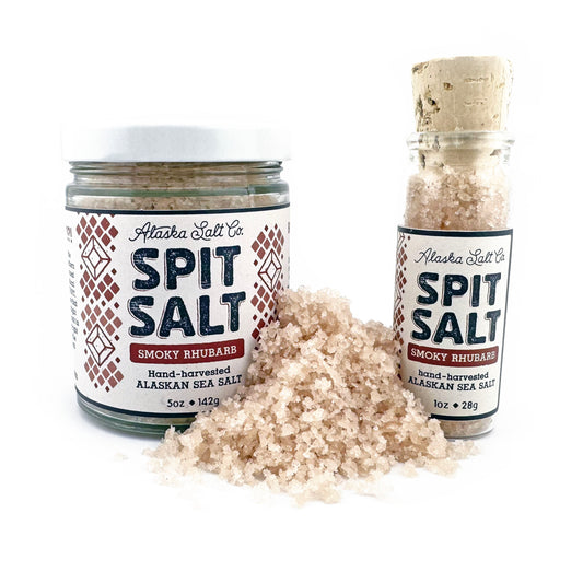Smoky Rhubarb Spit Salt